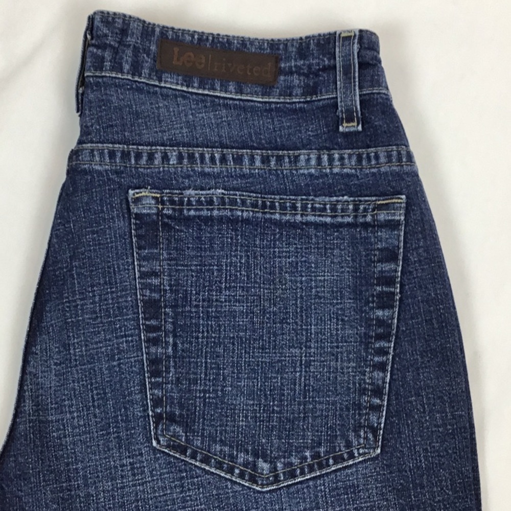 Lee Rivetd Unltimate 5 Women Blue Jeans Size 6M